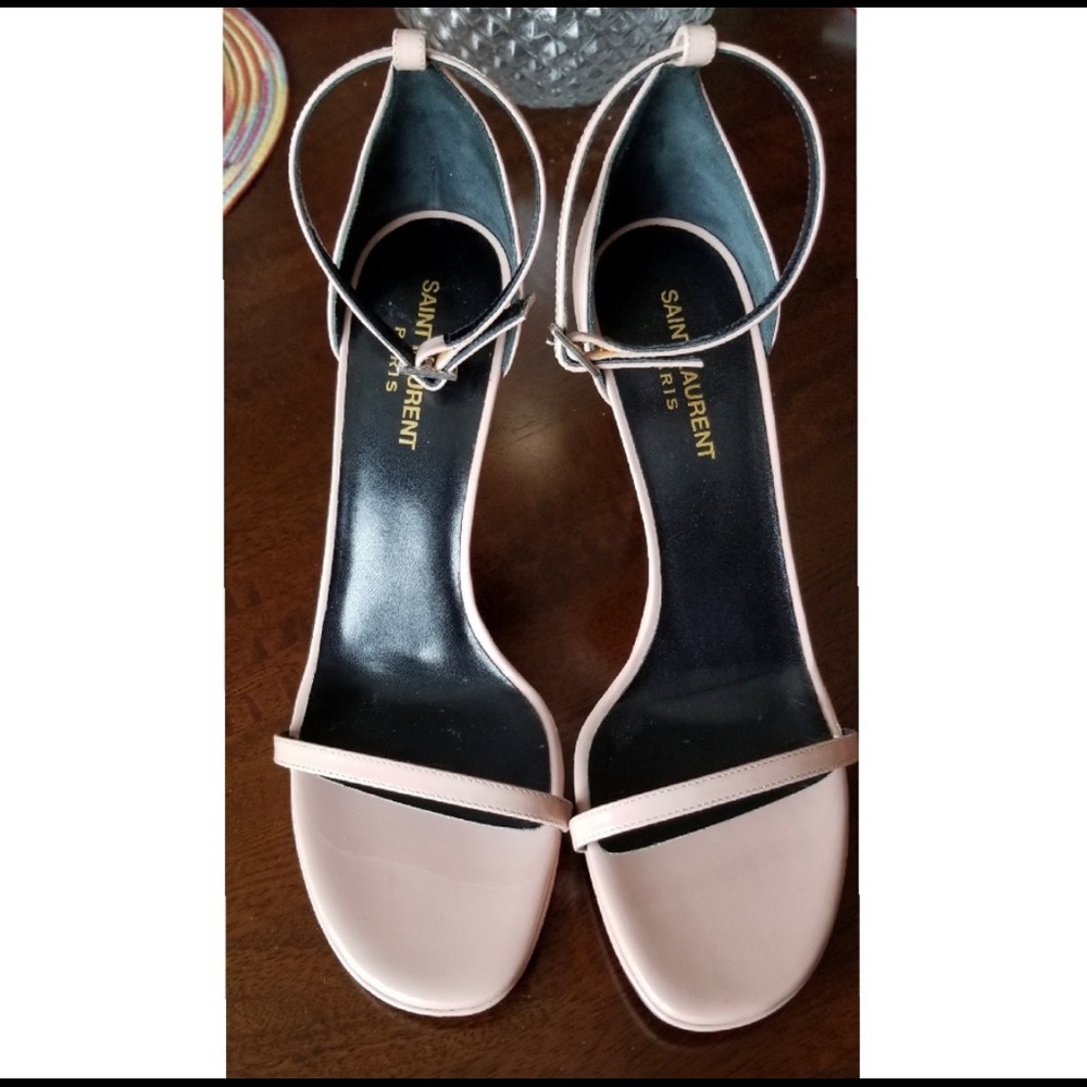 Saint Laurent amber slant sandal